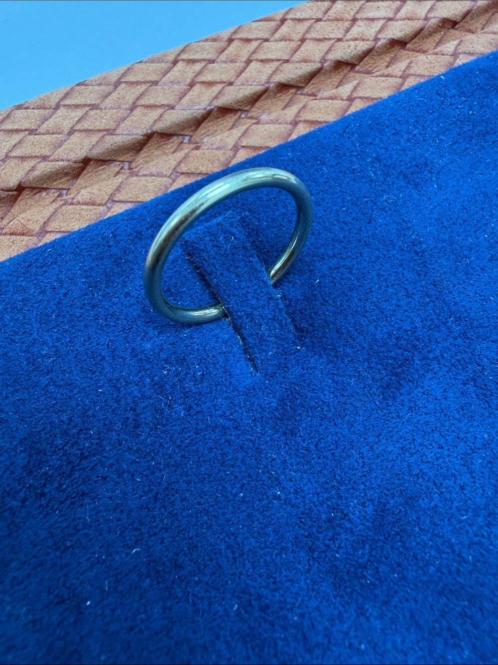 14KT 2MM ROUND PLAIN WEDDING BAND SIZE 7
